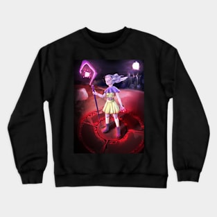 Sorceress girl Crewneck Sweatshirt